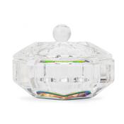 Glass cup with lid for liquid, cleaner or henna No. 3
