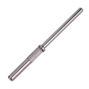 Steel pin carrier for abrasive caps 46.5mm silver with teeth