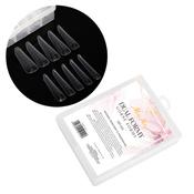 Molly Nails Russian Almond YQ-1 Dual Upper Forms for Nail Building with Scale, 120 Pieces image