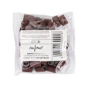 Manicure and pedicure caps, abrasive pads cylinder 6mm 150 grit AlleMed brown 50 pcs. image