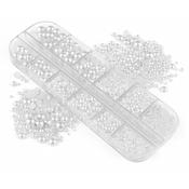 Nail pearls, 3D nail decoration, mix in a box of 12 pieces, no. 86 image