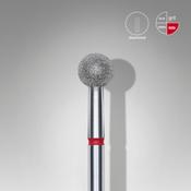 Diamond nail drill bit Staleks ball red EXPERT(34) head diameter 5 mm image