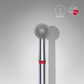 Diamond nail drill bit Staleks ball red EXPERT(34) head diameter 5 mm image
