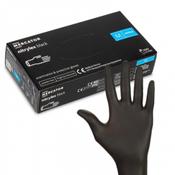 Mercator Nitrile Disposable Diagnostic &amp; Protective Gloves – Black, Size M, 100 pcs image