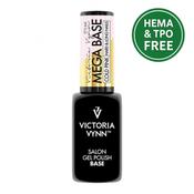 MEGA BASE COLD PINK HARD &amp; LONG NAILS VICTORIA VYNN 8 ML