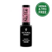 Gel Polish Color No. 114 Pinky Glitter 8ml VICTORIA VYNN image
