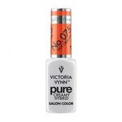 Pure Creamy Hybrid No. 075 Hot Orange 8 ml VICTORIA VYNN image