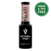 Gel Polish Color No. 451 Caramel Macchiato 8 ml VICTORIA VYNN image
