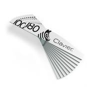 Nail file 10 pcs. Zebra Boat manicure Z – 100/180 Clavier image