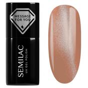 733 Creamy Praline Gloss Cat Eye Semilac Hybrid Nail Polish 7ml
