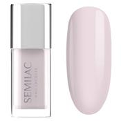 Classic Nail Polish 102 Nail Lacquer Sheer Milky Pink 9 ml Semilac