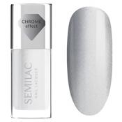 Classic Nail Polish 115 Nail Lacquer Silver Chrome 9 ml Semilac