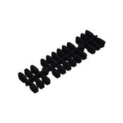 Black tips natural without pocket 240 pcs