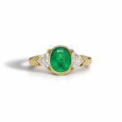 18ct Belle Époque Emerald Trilogy image