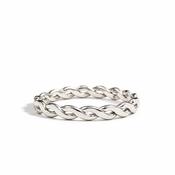 Twisted Link Sterling Silver
