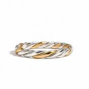 Two-Tone Twist Ring