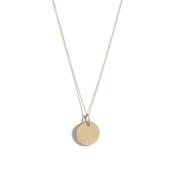 14ct Gold Filled Personalized Disc Pendant