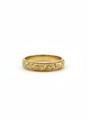 Patterned Band Ring