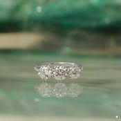 Platinum Diamond Trilogy Ring (1.55ct)