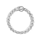 Timeless Sterling Silver Rope Chain Bracelet image