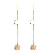 Pearl Dangle Treader Earring image