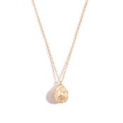 Crochet Pearl Drop Pendant