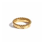 Gold Bubble Band Ring