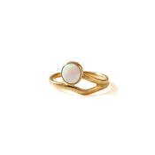Opal Arc Ring