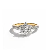 9ct Floral Brilliance Diamond Cluster Ring image