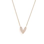 9ct Lumière Heart Pendant