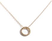 Gold Single Circle Pendant image