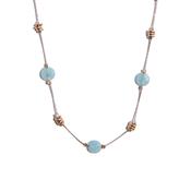 Two Tone Jade Necklace