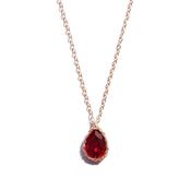 Crochet Siam Crystal Pendant image