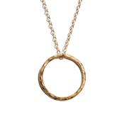 Gold Single Circle Necklace image