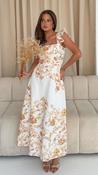 Orla Broderie Anglaise Floral Maxi in White image
