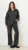 Sophie Denim Jumpsuit in Washed Black