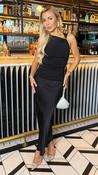 Cadhla Satin Skirt in Black image