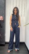 Hazel Dark Denim Waistcoat and Jeans Co-Ord