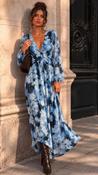 Blue Floral Maxi Dress image