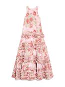 ROSIER JAQUARD RUFFLE