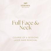 Laser Hair Removal - Full Face &amp; Neck - 6 Sessions