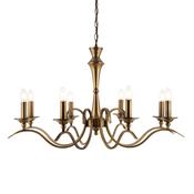 Kora 8 Pendant Light - Antique Brass image