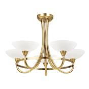 Cagney 5 Ceiling Lamp - Antique Brass image