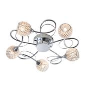 Aherne 5 Ceiling Lamp - Chrome image
