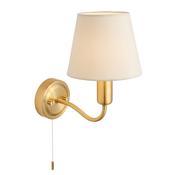 Conway Bathroom 1 Wall Light Satin Brass image