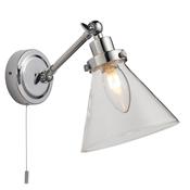 Faraday Bathroom 1 Wall Light Chrome image