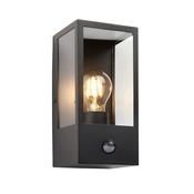 Oxford Outdoor PIR 1 Wall Light Black image