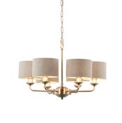 Highclere 6 Pendant Light - Chrome image
