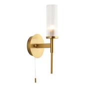 Talo Bathroom 1 Wall Light Brass image