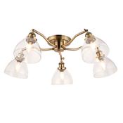 Hansen 5 Ceiling Light - Antique Brass image